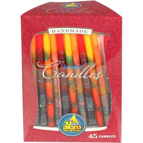 🕎 Colorful Hanukkah Candles – Kosher Chanukah Candles (45 Count) ✨ - Picture 5 of 5